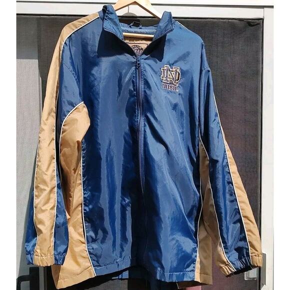 Vintage G-III Notre Dame Fighting Irish Full Zip Jacket - LARGE - Picture 2 of 11